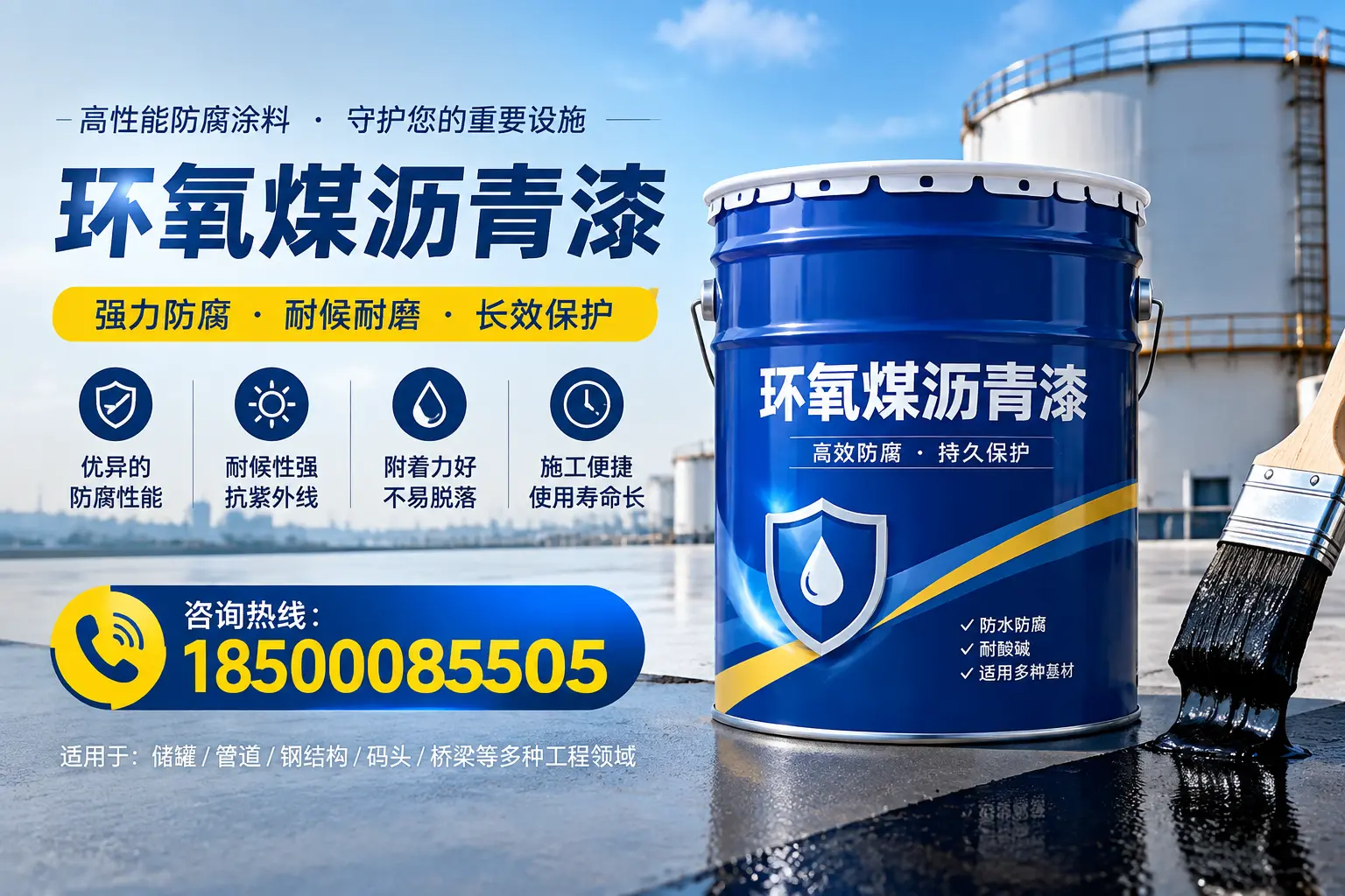 环氧煤沥青漆施工注意事项，确保哈密项目顺利进行